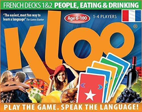 Product Cover KLOO's Learn to Speak French Language Card Games Pack 1 (Decks 1 & 2)