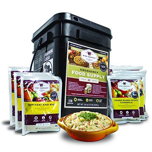Product Cover Wise Company Emergency Food Supply, Entree Variety, 25-Year Shelf Life, 60 Servings