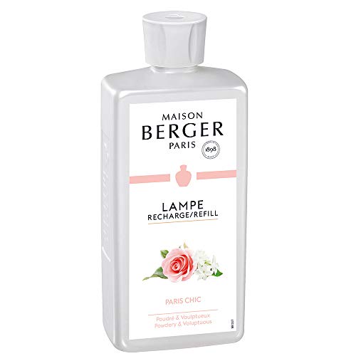Product Cover Paris Chic | Lampe Berger Fragrance Refill by Maison Berger | for Home Fragrance Oil Diffuser | Purifying and perfuming Your Home | 16.9 Fluid Ounces - 500 milliliters | Made in France