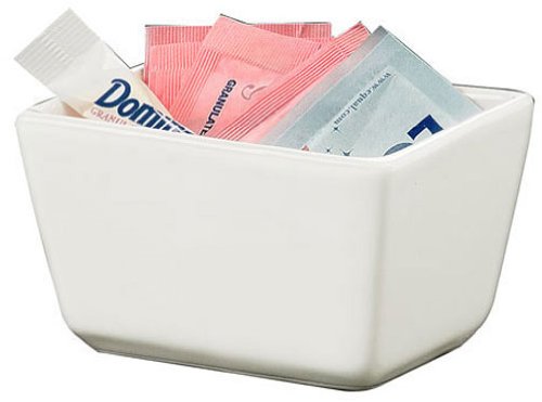 Product Cover American Metalcraft SPP326 Ceramic Sugar Packet Holder, 3.5