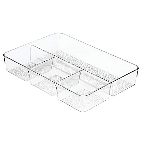 Product Cover iDesign Rain Divided Cosmetic Drawer Organizer Tray for Vanity Cabinet to Hold Makeup, Beauty Products, Accessories, 13