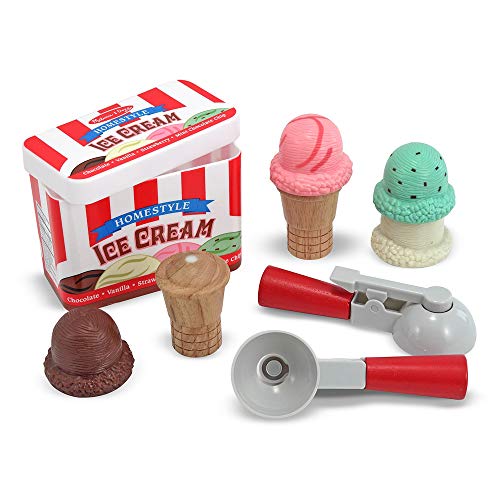Product Cover Melissa & Doug Scoop and Stack Ice Cream Cone Magnetic Pretend Play Set
