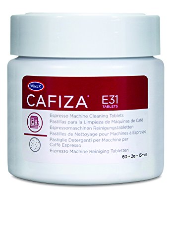 Product Cover Cafiza Espresso Machine Cleaner and Descaler - 60 Cleaning Tablets - For Professional Barista Use
