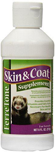 Product Cover 8in1 H407 FerreTone Skin & Coat Supplement For Ferrets, Blacks & Grays,8 Ounces