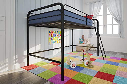 Product Cover DHP Junior Loft Bed Frame With Ladder, Black