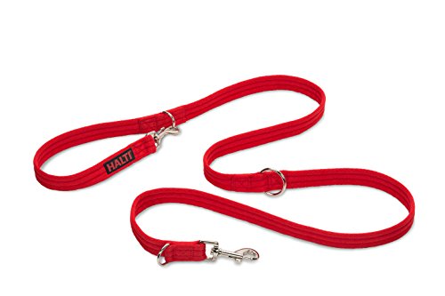 Product Cover Halti Training Lead For Dogs, Double Ended Dog Training Leash for Halti Head Collar and No Pull Harness, Red Training Leash for Small Dogs and Medium Dogs