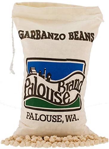 Product Cover Garbanzo Beans aka Chickpeas or Ceci Beans | Non-GMO Project Verified | 100% Non-Irradiated | Certified Kosher Parve | USA Grown | Field Traced (3 LB Garbanzo Beans | Cotton Bag)