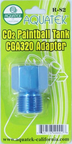 Product Cover AQUATEK CO2 Paintball Tank Adapter for CGA 320 Standard CO2 Regulator