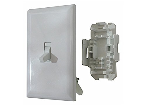 Product Cover Diamond Group (WDS151WT White Speed Box Toggle Switch with Cover