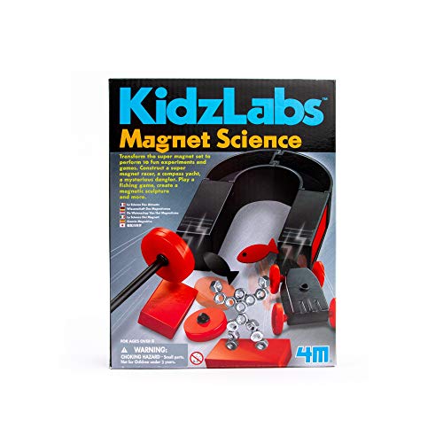 Product Cover 4M Magnet Science Kit - 10 Educational STEM Toy Magnetic Experiments & Games Gift for Kids & Teens, Boys & Girls