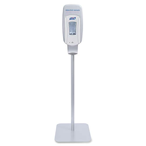 Product Cover PURELL Hand Sanitizer Dispenser Floor Stand, Light Gray, Floor Stand for use with PURELL LTX or TFX Touch-Free Hand Sanitizer Dispensers - 2424-DS