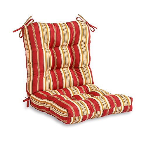 Product Cover Greendale Home Fashions Outdoor Seat/Back Chair Cushion, Roma Stripe
