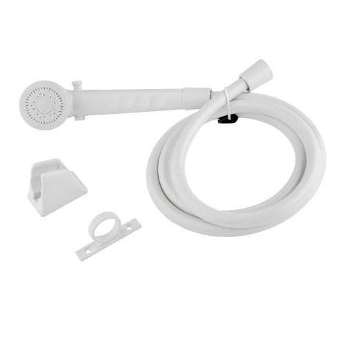 Product Cover Dura Faucet DF-SA130-WT RV Shower Head and Hose Kit (White)