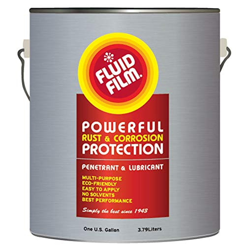 Product Cover Fluid Film 1 Gallon Can Rust Inhibitor Rust Prevention Anti Corrosion Anti Rust Coating Undercoating Underbody Rust Proofing Corrosion Protection for Truck Snow Blower Mower Car Semi Tractor Bus