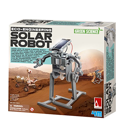 Product Cover 4M Green Science Solar Robot Kit - Green Energy Robotics, Eco-Engineering - STEM Toys Educational Gift for Kids & Teens, Girls & Boys