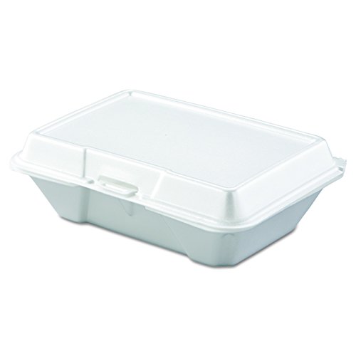 Product Cover Dart 205HT1 All Purpose Perforated Foam Hinged Container, 9 X 6 in (Case of 200)
