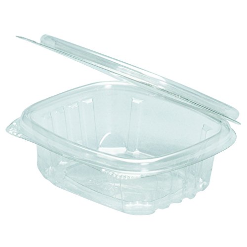 Product Cover Genpak AD24 Clear Hinged Deli Container, 24oz, 7 1/4 x 6 2/5 x 2 1/4, 100 per Bag (Case of 2 Bags)