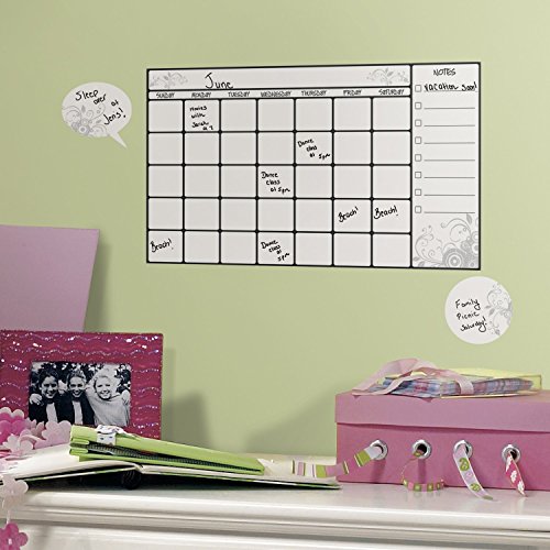 Product Cover RoomMates Dry Erase Calendar Peel and Stick Wall Decal , 17.325 inch x 9 inch - RMK1556SCS