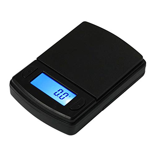 Product Cover American Weigh Scales Fast Weigh MS Series Precision Digital Pocket Weight Scale, 600G x 0.1G (MS-600-BLK)