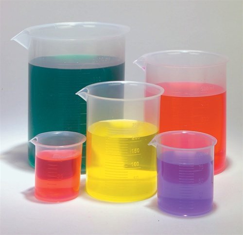 Product Cover SEOH Plastic Beaker Set - 5 Sizes - 50 100 250 500 and 1000ml