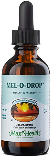 Product Cover Maxi-Health Liquid Melatonin Drops for Kids - 2 Fl Oz 177 Servings With Dropper - Natural Sleep Aid Supplement for Children And Teens - Helps Fall Asleep Faster And Stay Sleeping Longer