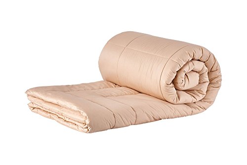 Product Cover Sleep & Beyond 86 by 86-Inch Organic Merino Wool Comforter, Full/Queen, Ivory