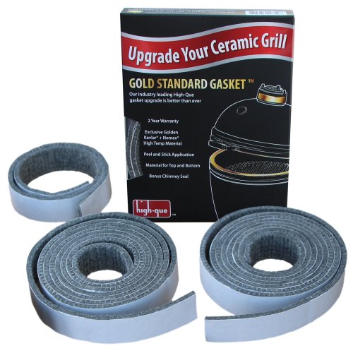 Product Cover Gold Standard High Heat Gasket with Adhesive for X-Large Big Green Egg with Kevlar and Nomex - 2yr Warranty