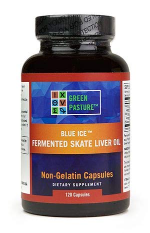 Product Cover Blue Ice Fermented Skate Liver Oil 120 Caps  (Package may vary)