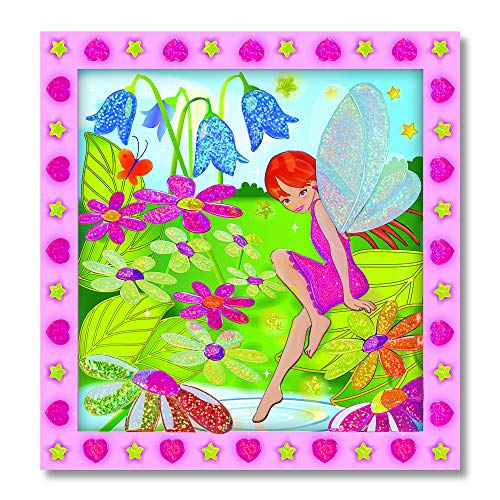 Product Cover Melissa & Doug Peel and Press Sticker by Number Activity Kit: Flower Garden Fairy