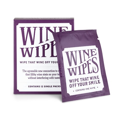 Product Cover True Wine Stain Removing Wipes 2-inch White, 12-Pack