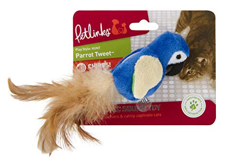 Product Cover Petlinks Parrot Tweet Touch Activated Cat Toy