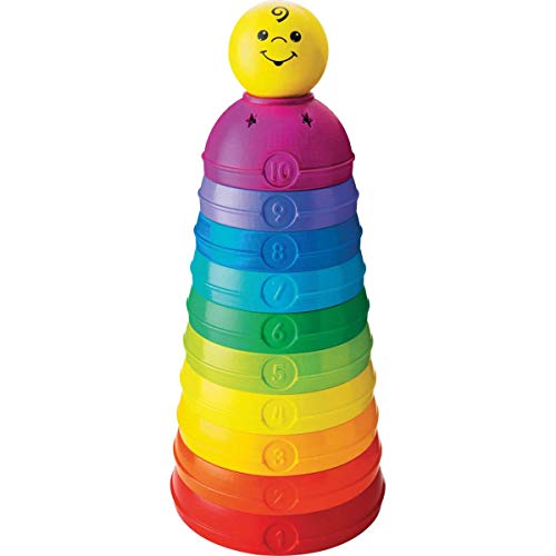 Product Cover Mattel Fisher Price K7166 Stack & Roll Cups Toy