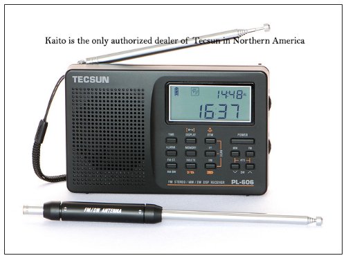 Product Cover Tecsun PL-606 Digital PLL Portable AM/FM Shortwave Radio with DSP, Black