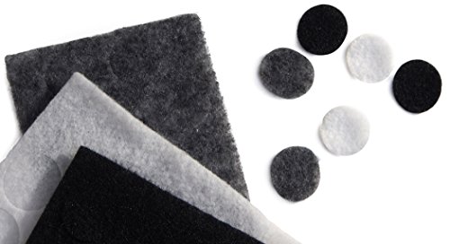 Product Cover Rycote 065504 Undercover with Stickies and 30 Fabric Discs for Lavalier Microphones, 10 of Each Black/Grey/White
