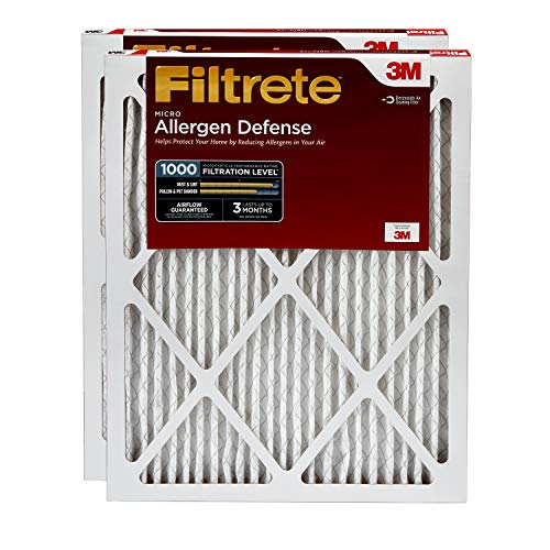 Product Cover Filtrete MPR 1000 14x20x1 AC Furnace Air Filter, Micro Allergen Defense, 2-Pack