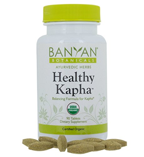 Product Cover Banyan Botanicals Healthy Kapha - USDA Organic, 90 Tablets - Warming & Invigorating - Balances Kapha Dosha*
