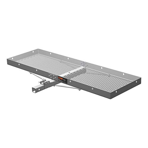 Product Cover CURT 18100 500 lbs. Capacity Tray-Style Trailer Hitch Cargo Carrier, Fits 2-Inch Receiver