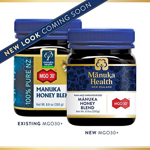 Product Cover Manuka Health - MGO 30+ Manuka Honey Blend, 100% Pure New Zealand Honey, 8.8 Ounce