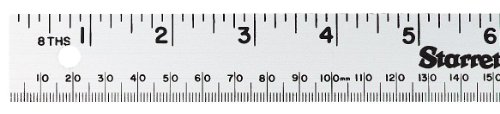 Product Cover Starrett MS-2 Aluminum Straight Edge Meter Stick, 39.37