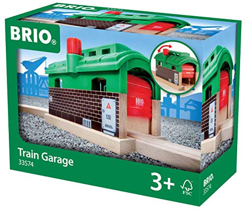 Product Cover BRIO World - 33574 Train Garage | Toy Train Accessory for Kids Age 3 and Up