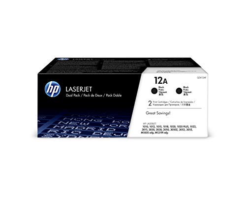 Product Cover HP 12A | Q2612D | 2 Toner Cartridges | Black