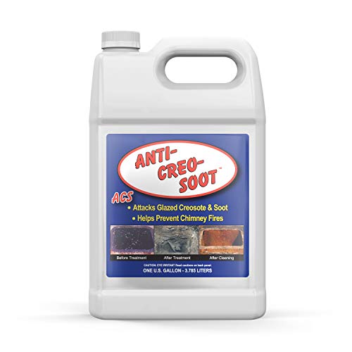 Product Cover Liquid Creosote Remover - Anti-Creo-Soot | 1 Gallon Bottle | Removes Dangerous Glazed Creosote and Soot