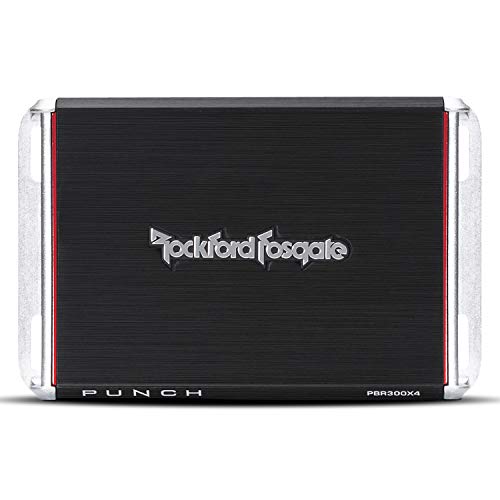 Product Cover Rockford Fosgate PBR300X4 Punch 300 Watt 4 Channel Boosted Rail Amplifier