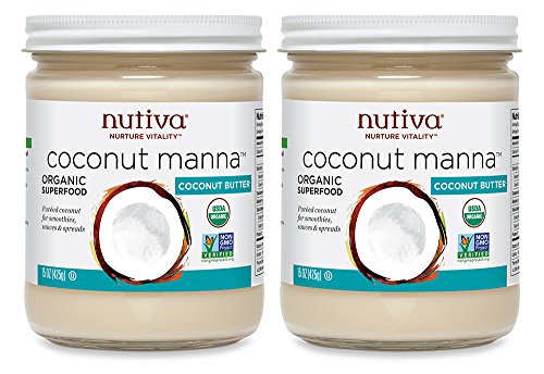 Product Cover Nutiva Organic Coconut Manna, Coconut, 15 Ounce (Pack of 2)