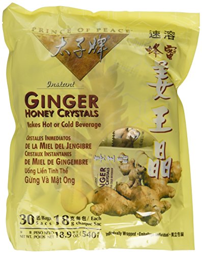 Product Cover Instant Ginger Honey Crystals Pack of 30 Bags - 18 g Sachets - 3 Pack