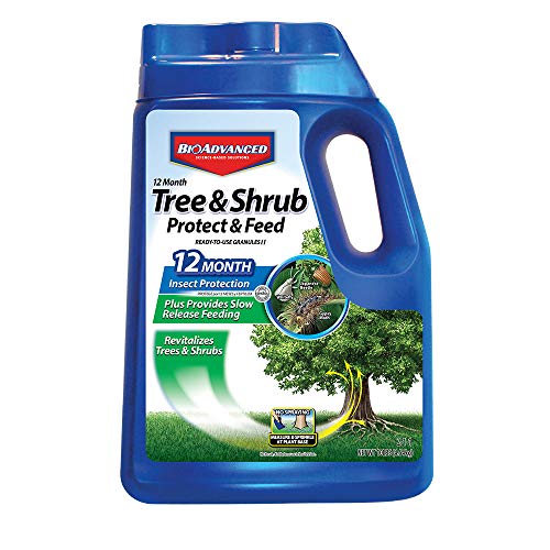 Product Cover Bayer Advanced 701720 12 Months Tree and Shrub Protect and Feed Granules, 10-Pound (Not Sold in NY)