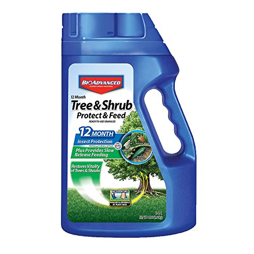 Product Cover Bayer Advanced 701900 12 Month Tree and Shrub Protect and Feed Granules, 4-Pound (NY Formula)
