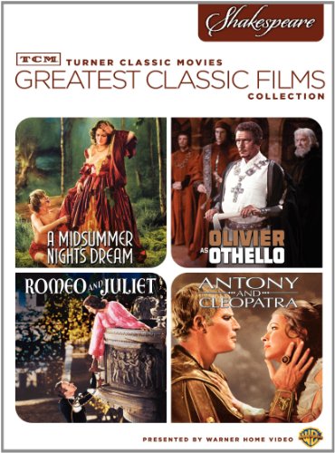 Product Cover TCM Greatest Classic Films Collection,  Shakespeare (A Midsummer Night’s Dream / Othello / Romeo and Juliet / Antony and Cleopatra)