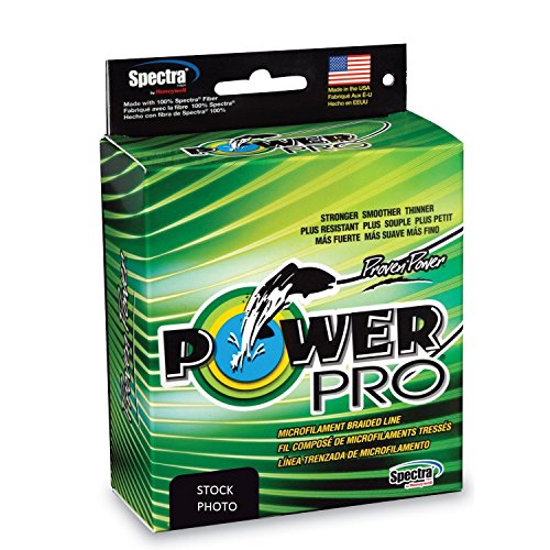 Product Cover POWER PRO Powerpro Braided Spectra Fiber Fishing Line Moss Green (150 Yd/10-Lb Test)