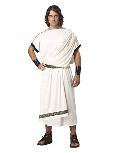 Product Cover California Costumes Men's Deluxe Classic Toga Set, White, One Size